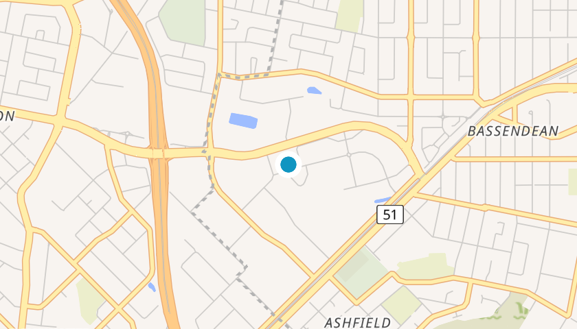Map showing ANDI MRO location