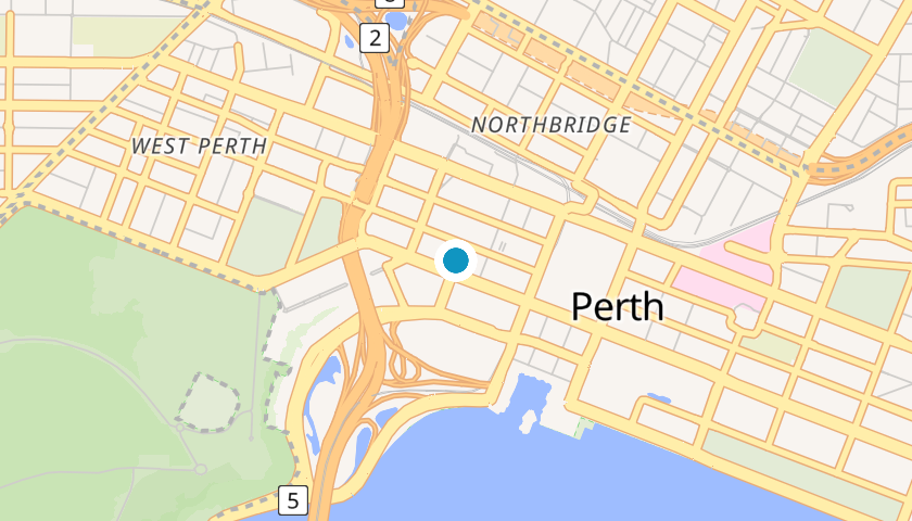 Map showing Austral Construction location