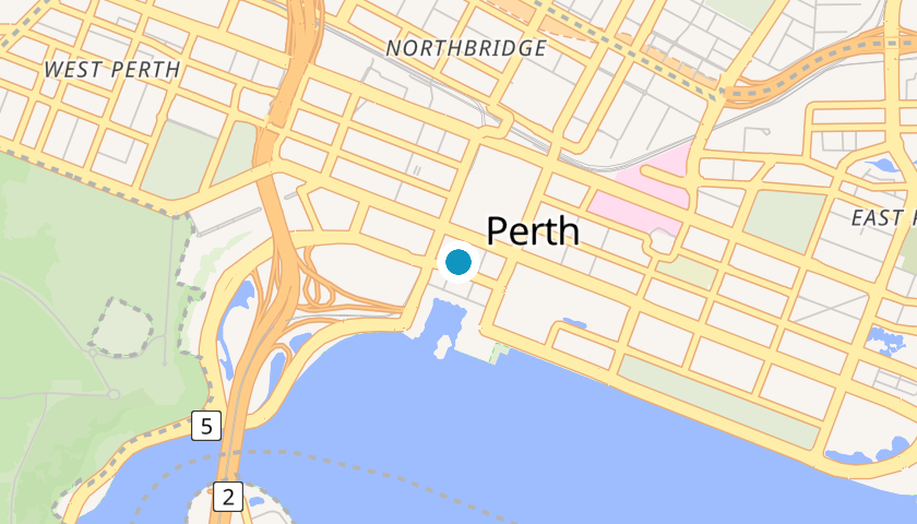 Map showing Bennett + Co location