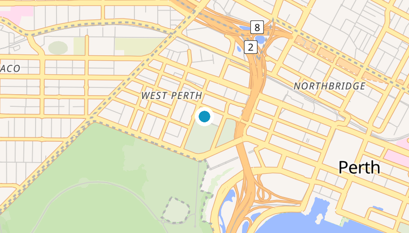 Map showing Clough Projects Australia location