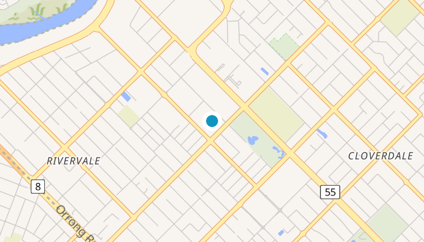 Map showing DCL Contracting location