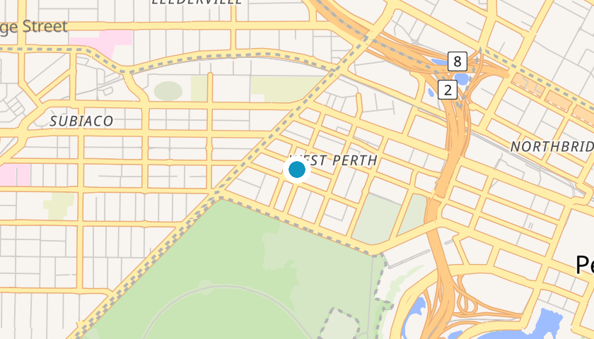 Map showing Decem location