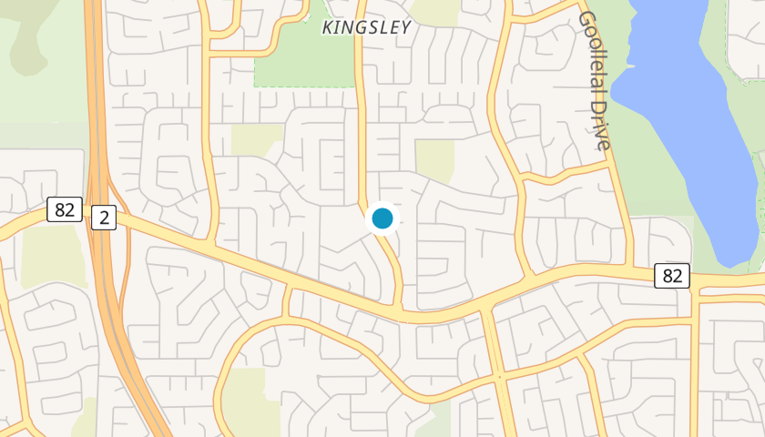 Map showing Deep Supplies location