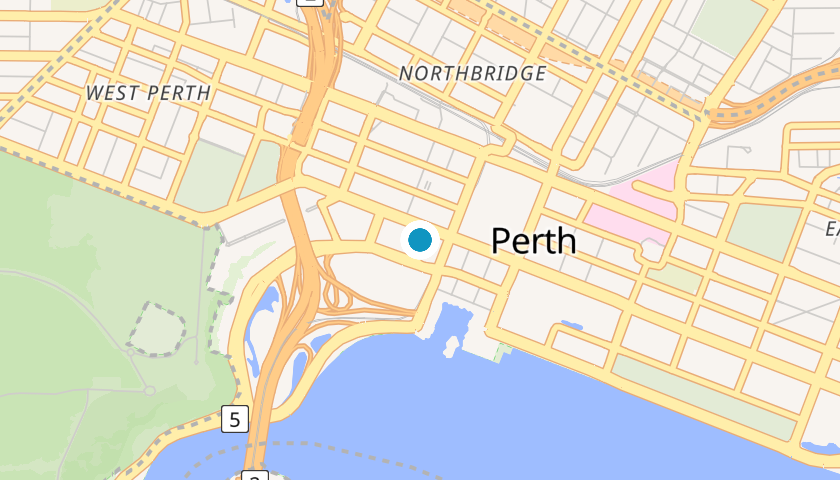 Map showing Deloitte location
