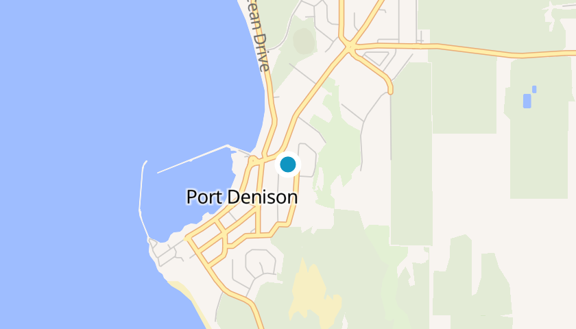 Map showing Dongara Marine location