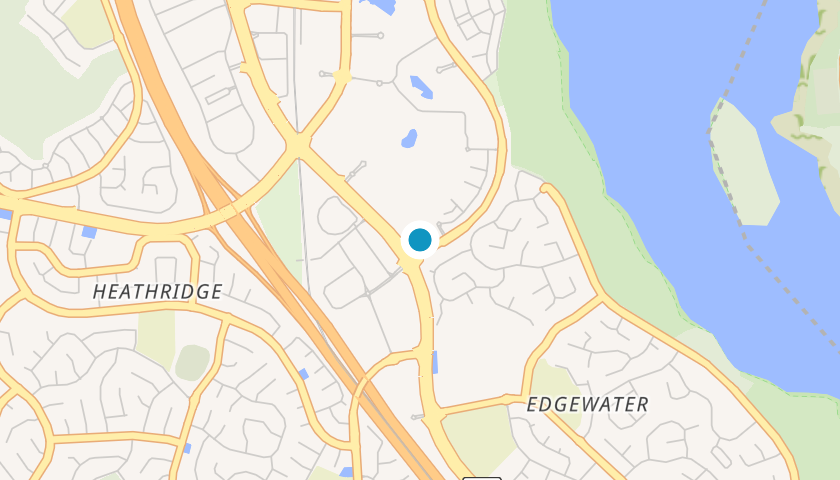 Map showing Edith Cowan University location