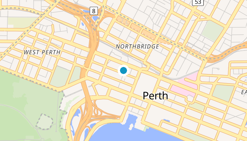 Map showing Eris location