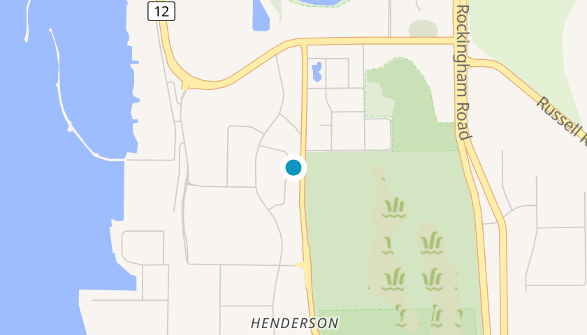 Map showing Franmarine location