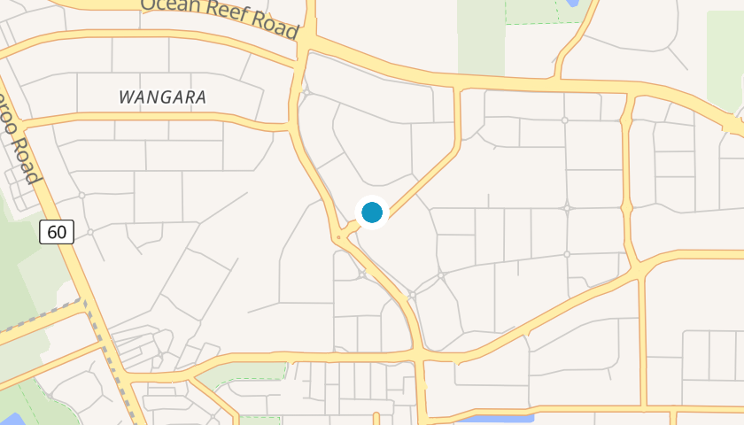 Map showing KALYU PTY LTD location
