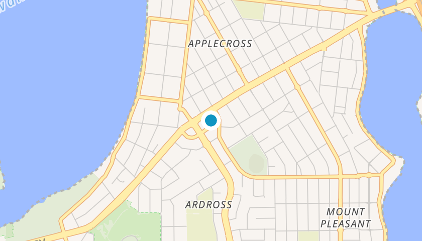 Map showing Kerman Contracting location