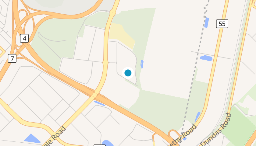 Map showing Malcolm Thompson Pumps location