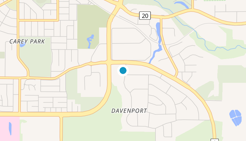 Map showing Martin Engineering WA location