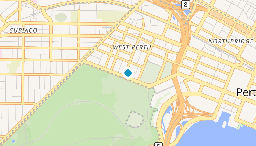Map showing One Dot Zero Pty Ltd location
