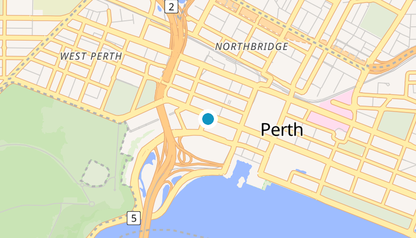 Map showing Pinnacle QM location