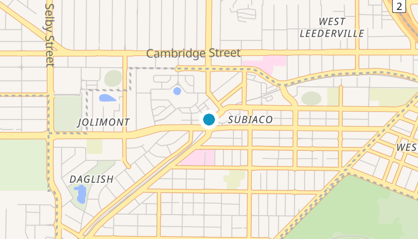 Map showing Proteus Maritime location