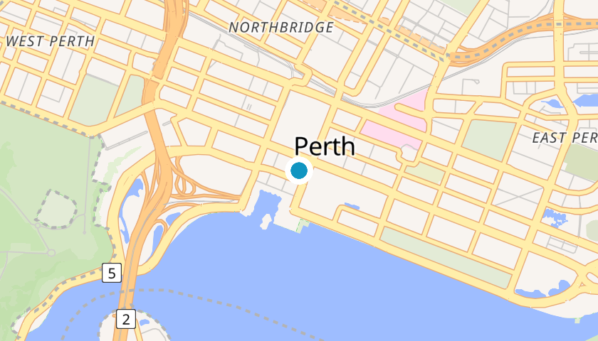 Map showing RSM Australia Pty Ltd location