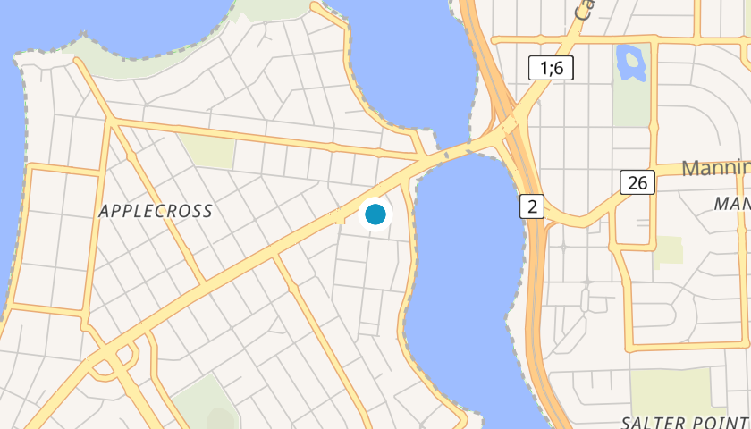 Map showing Stratosfear location