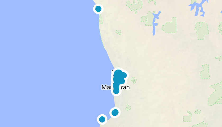 Map of Multi-Purpose Vessels