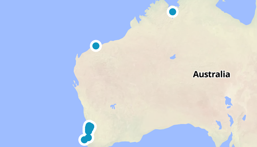 Map of Replenishment/Supply Ships