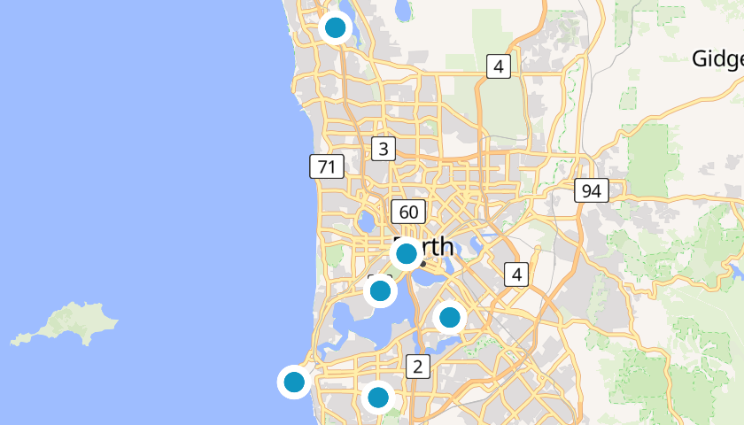 Map of Educational and Training Institution