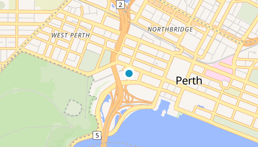 Map showing Tetra Tech Coffey Pty Ltd location