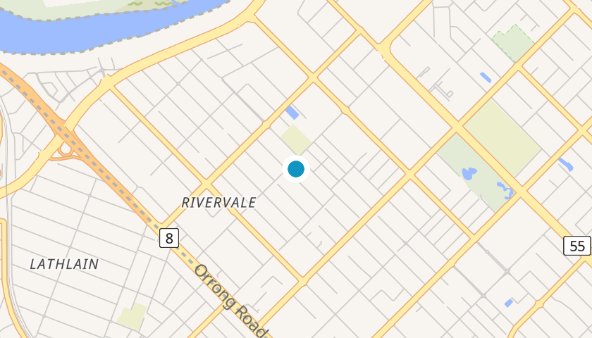 Map showing Tradesales location