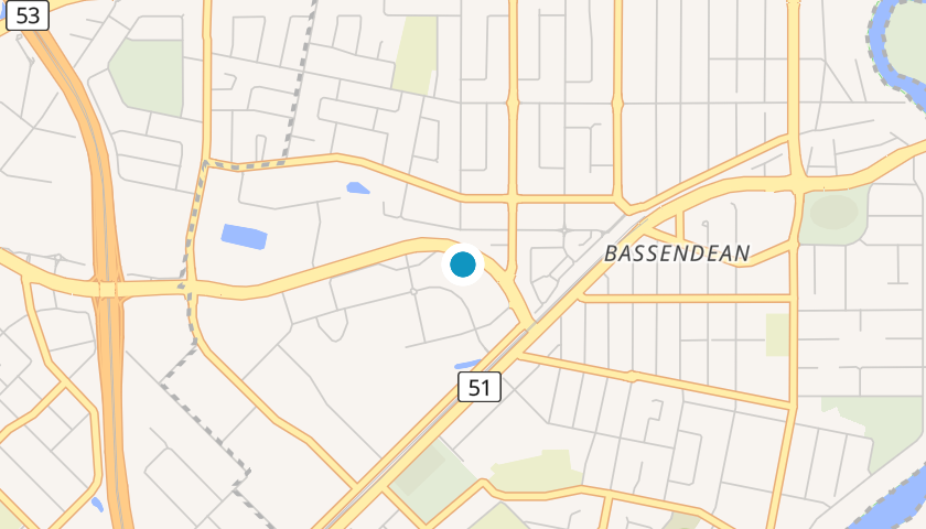 Map showing TraumaSim location