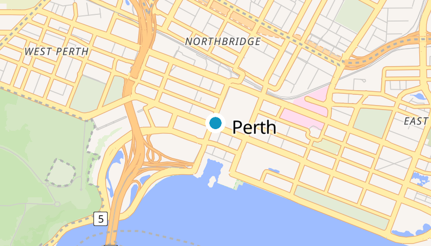 Map showing Zetta Pty Ltd location